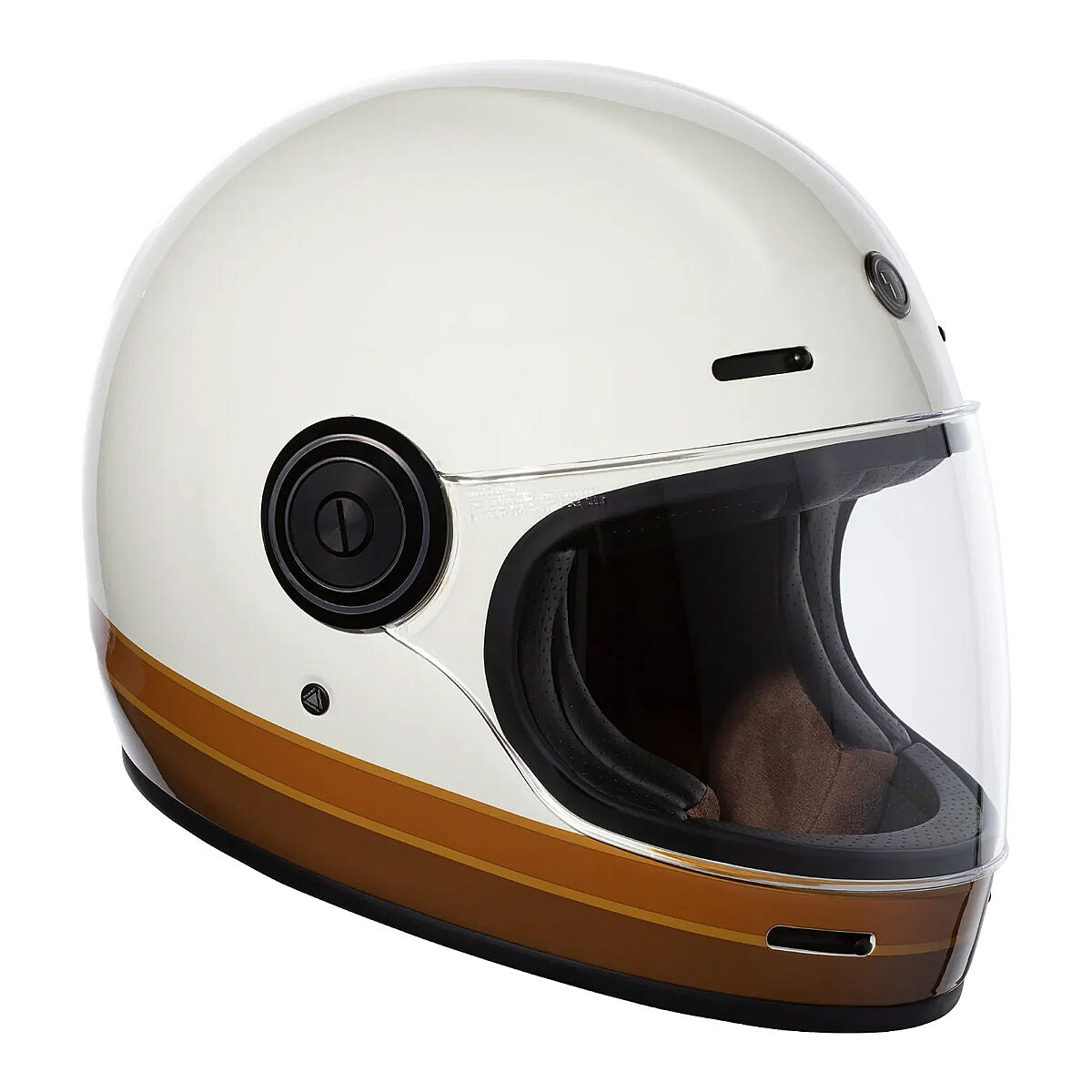 Torc T-1 Newport Iso Bars II Kapalı Motosiklet Kaskı Krem / Kahverengi